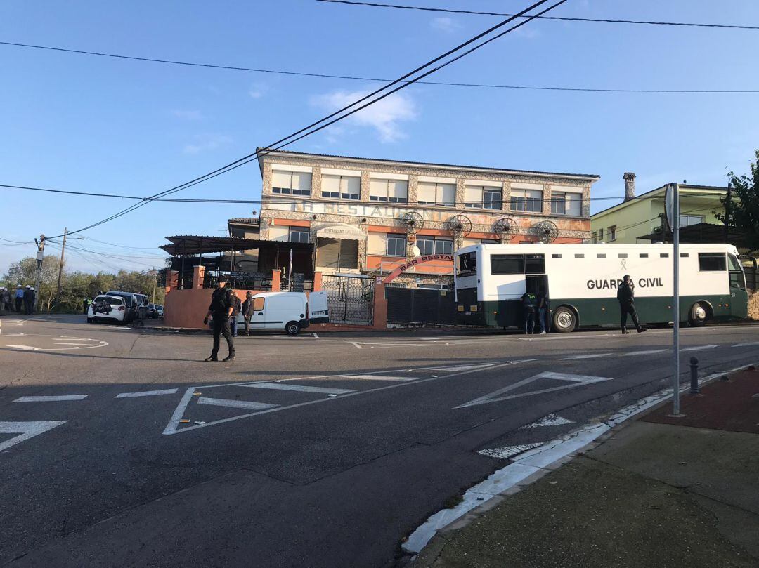 El dispositiu de la Guàrdia Civil a la zona de Maçanet Park