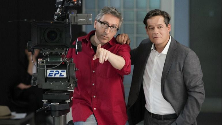 El actor Jorge Sanz y el director David Trueba.