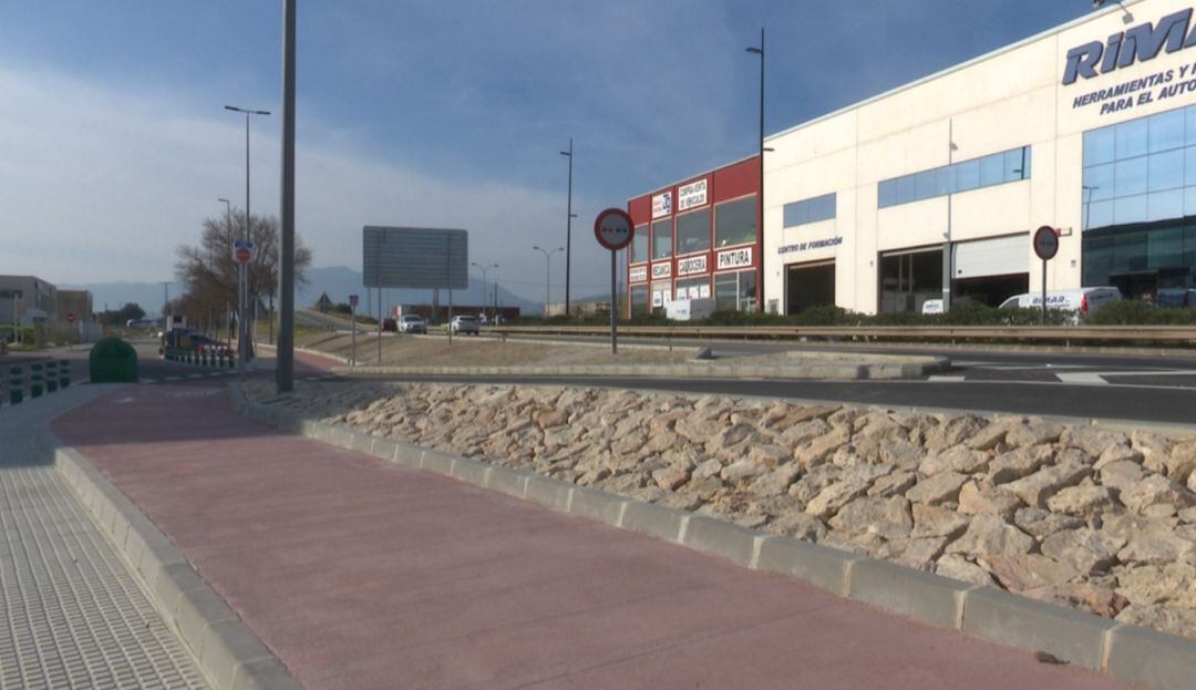 Nuevo acceso del polígono Benieto de Gandia 