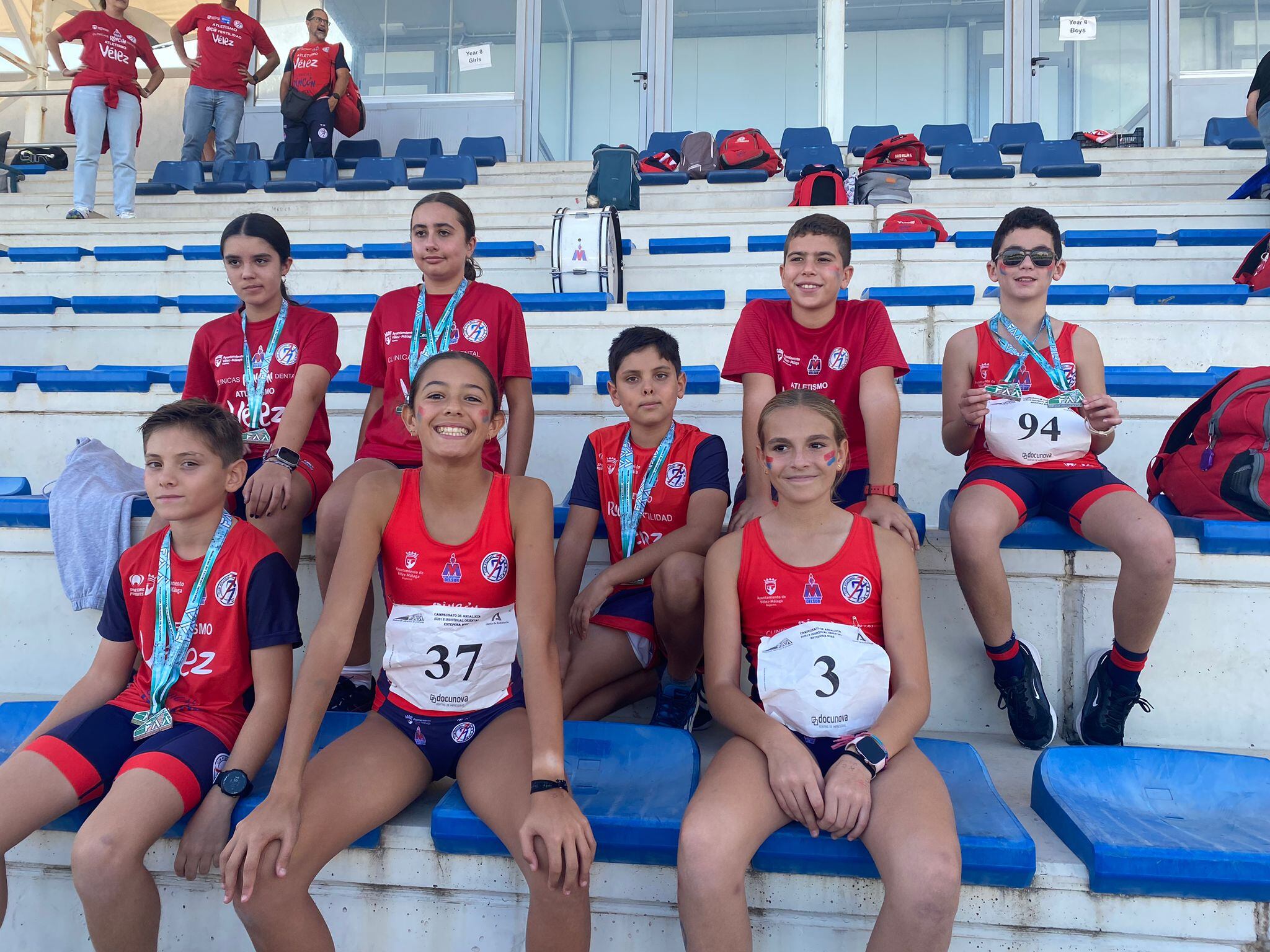 El Club Atletismo Vélez Rincón Dental, el más laureado en el Campeonato de Andalucía sub 12 y Combinadas sub 14
