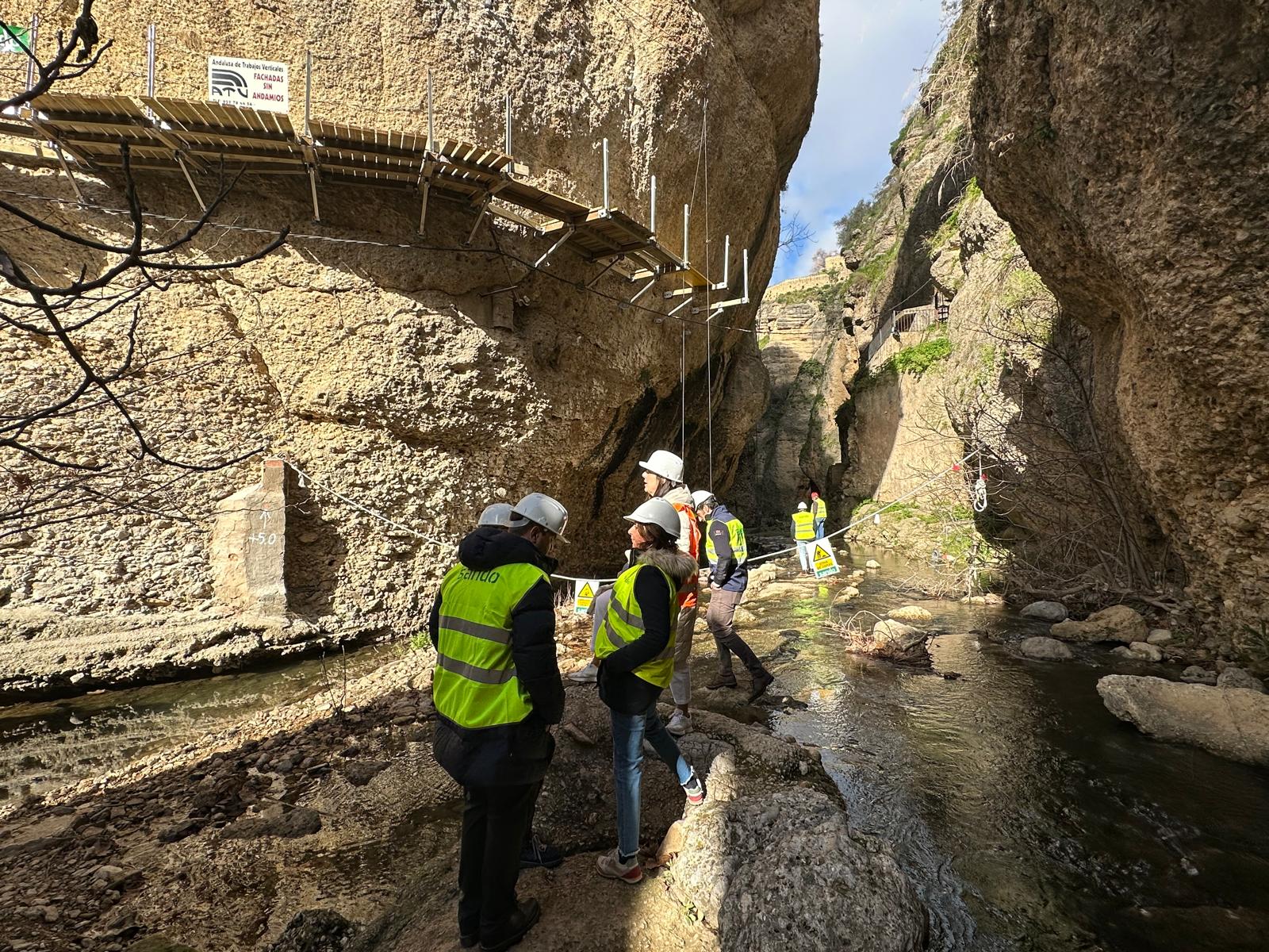 Visita a las obras del Desfiladero del Tajo este miércoles