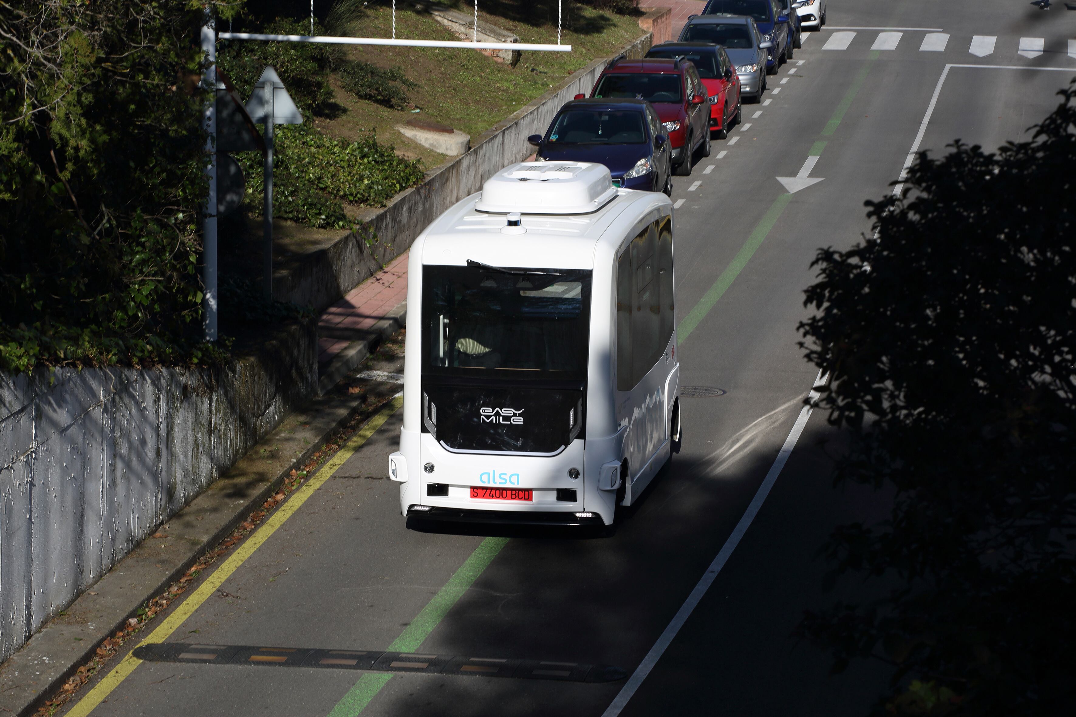 Autobús autónomo sin conductor en Alcobendas