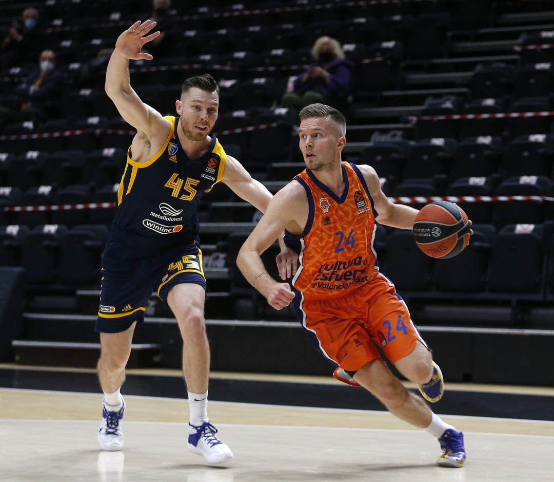 Hermannson, el mejor del partido ante el Khimki.