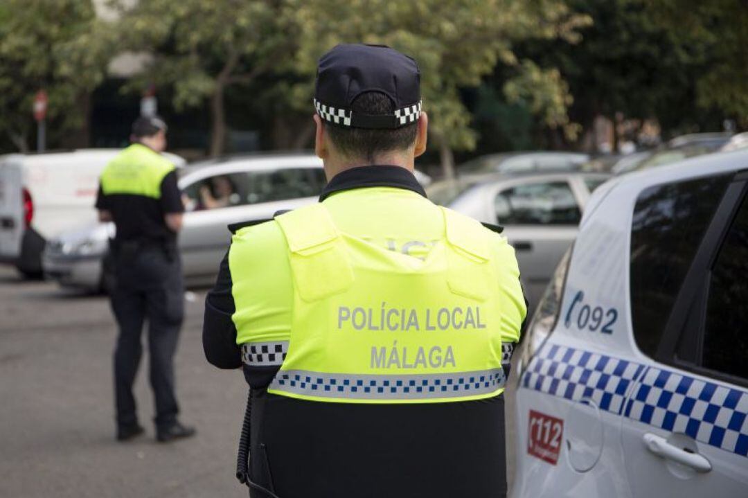 Policías locales de Málaga