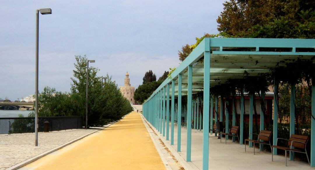 Muelle de Nueva York en Sevilla