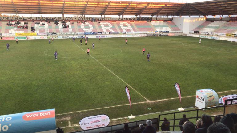 El Palencia Cristo Atlético goleó al Zamora en el Ruta de la Plata.