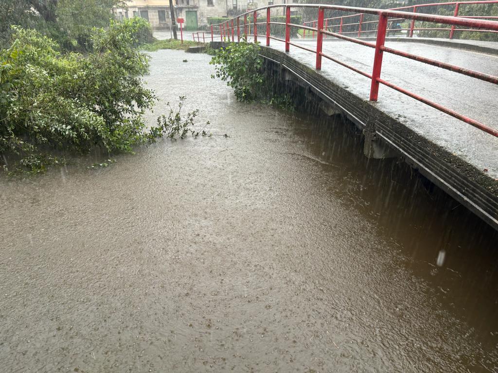 El río Miñor a su paso por Gondomar