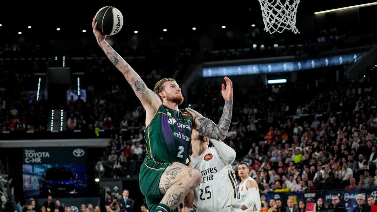El Unicaja no se presenta en Valencia y pierde estrepitosamente ante el Real Madrid (100-70)