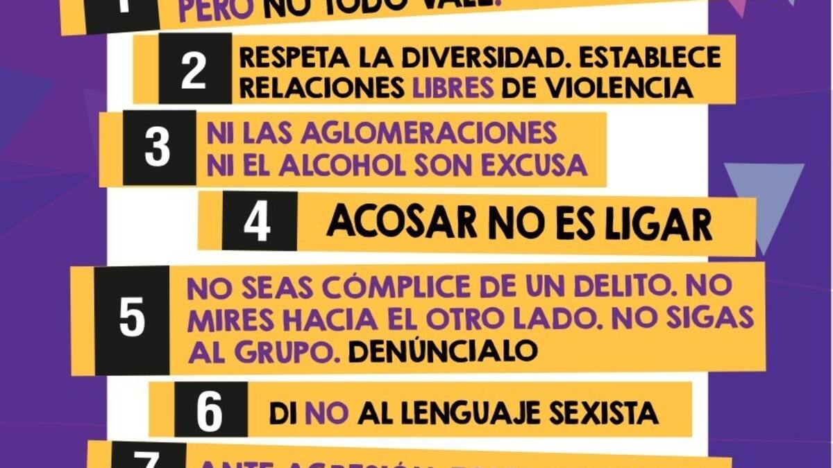 Campaña “Disfrutemos de unas fiestas libres de agresiones sexistas”