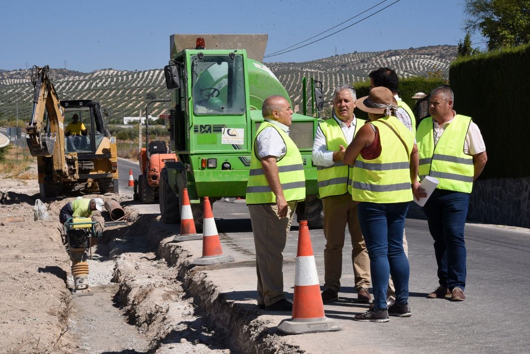 El diputado José María Villegas visita las obras