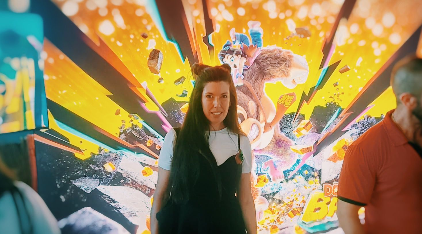 Dune Blanco, responsable de Mr. Klaus Studios, en la presentación de Donkey Konk Bananza