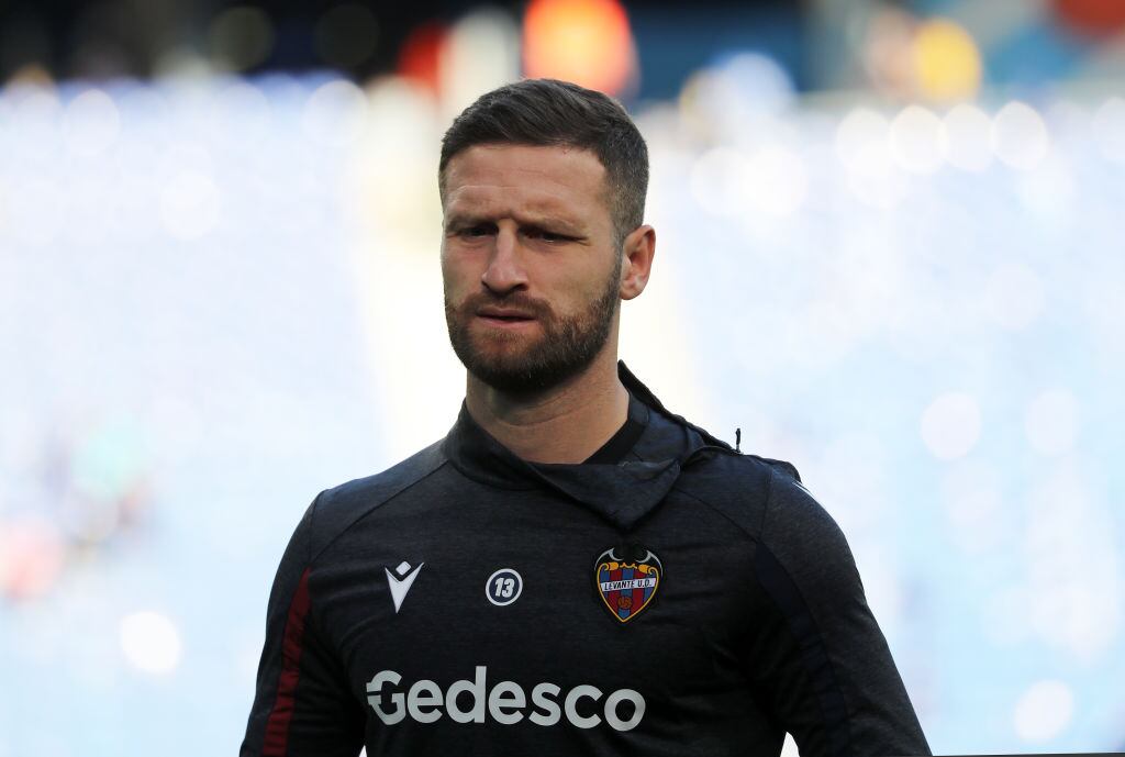 Shkodran Mustafi during the match between RCD Espanyol and Levante UD, corresponding to the week 17 of the Liga Santander (Photo by Joan Valls/Urbanandsport /NurPhoto via Getty Images)