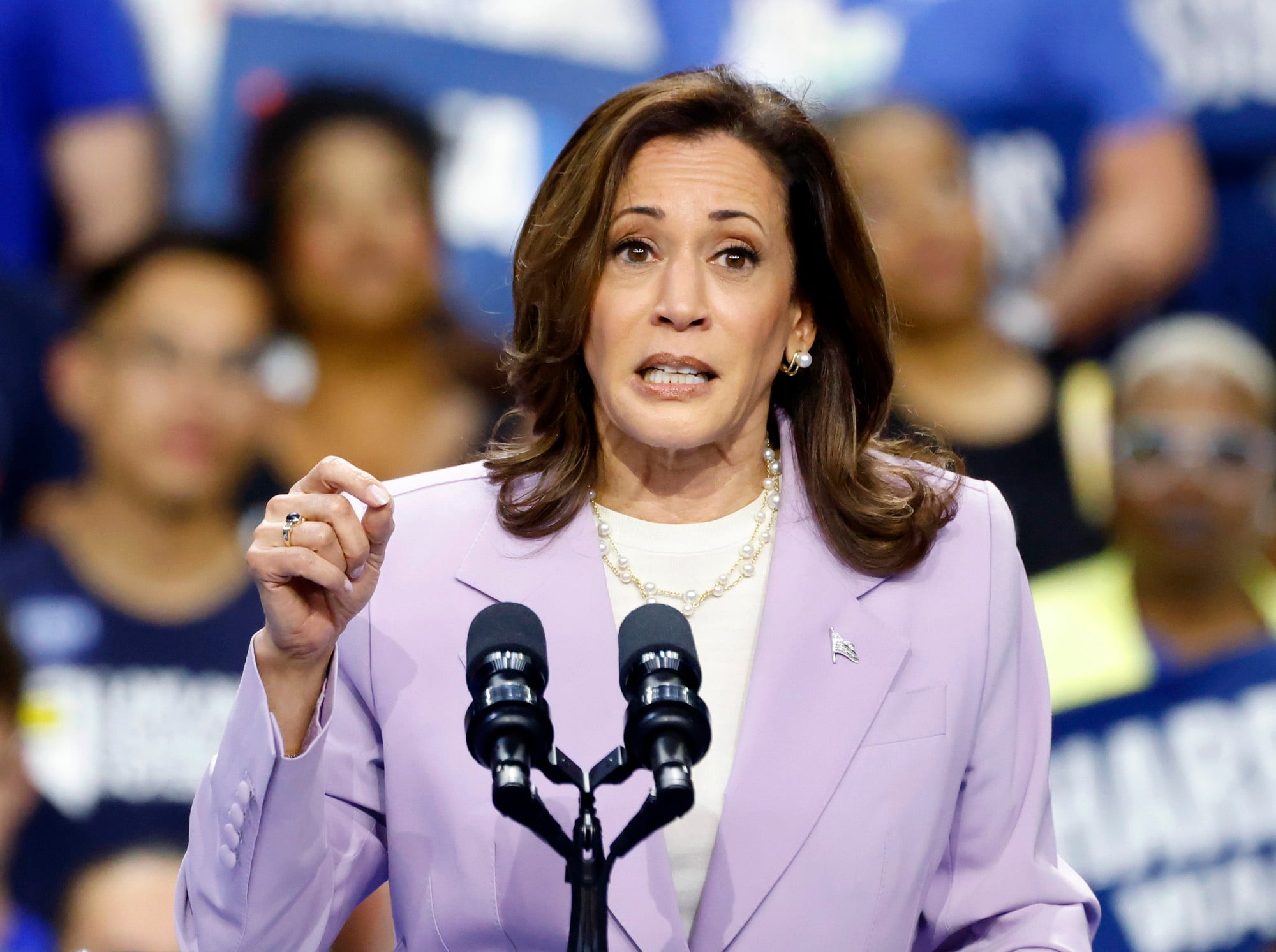 La vicepresidenta de EEUU, Kamala Harris