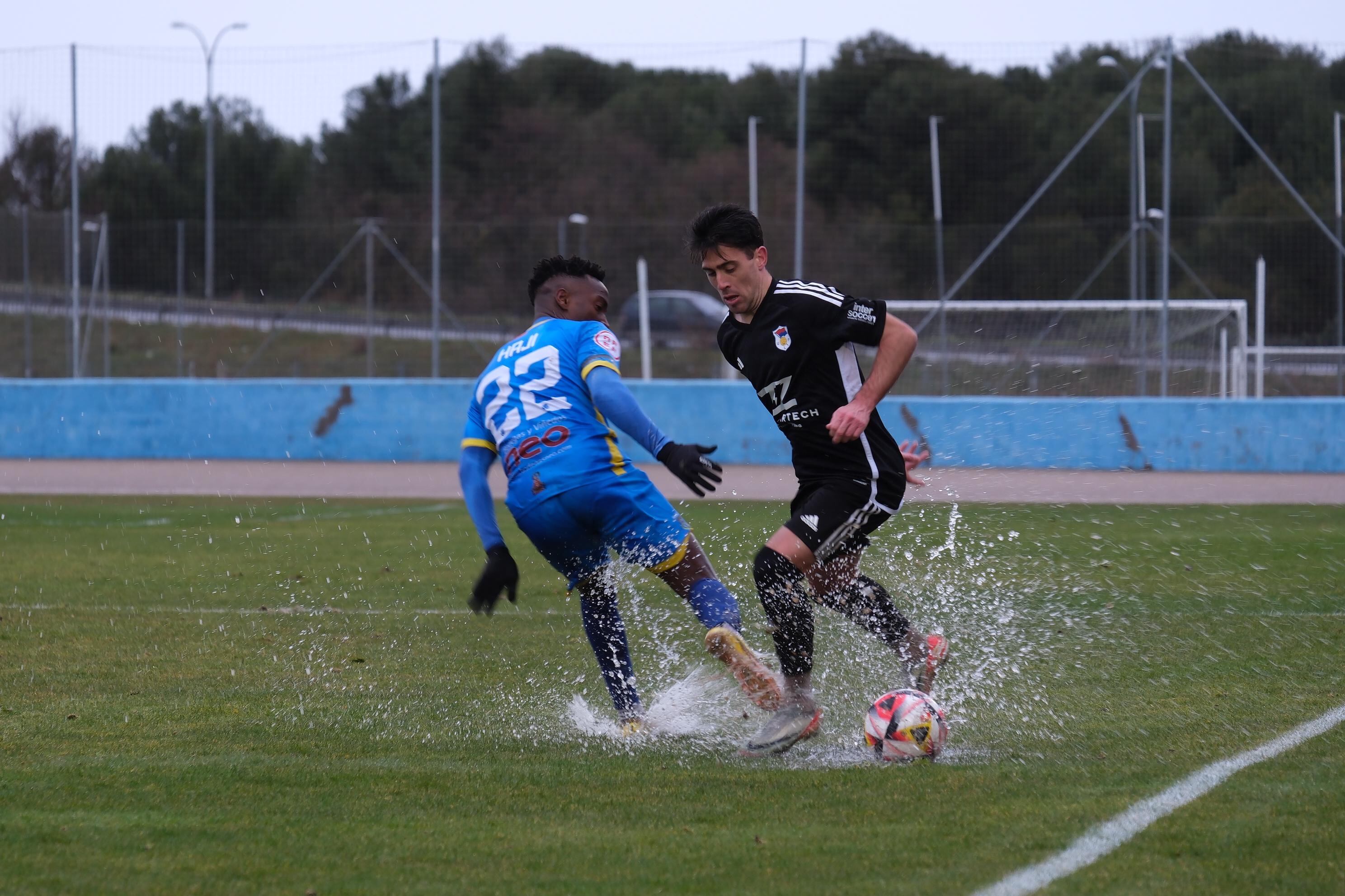 El campo, con mucha agua