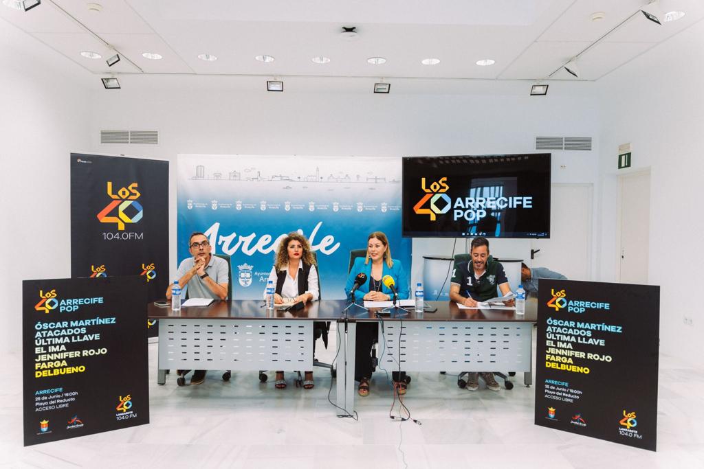 Presentación de la 12ª edición de LOS40 Arrecife Pop.