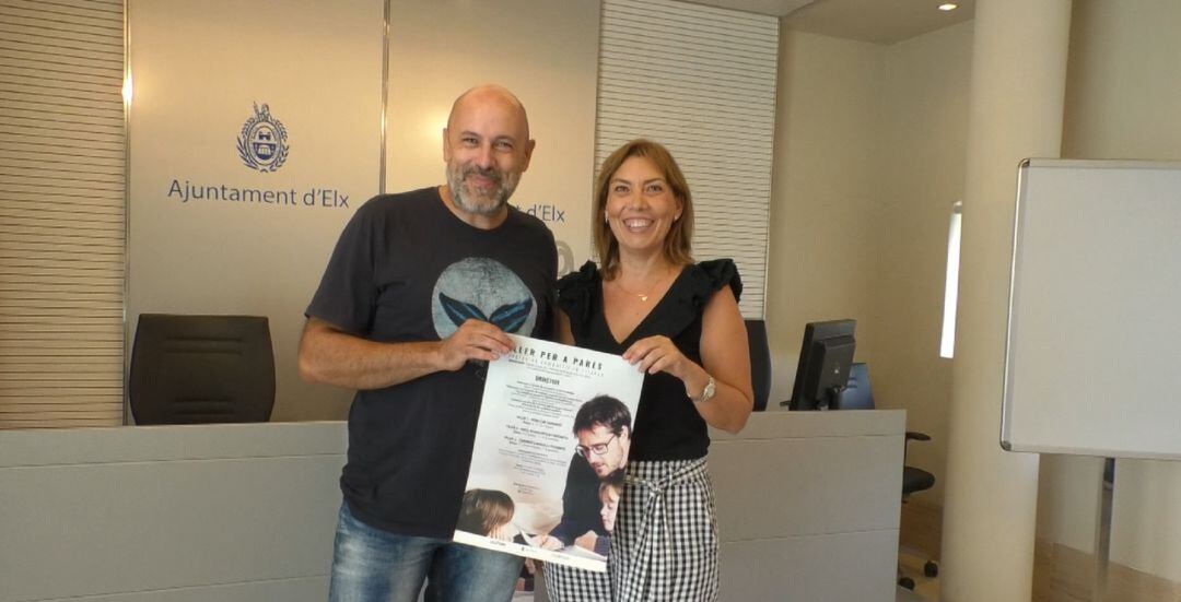 Teresa Maciá junto a Francisco Panadés.