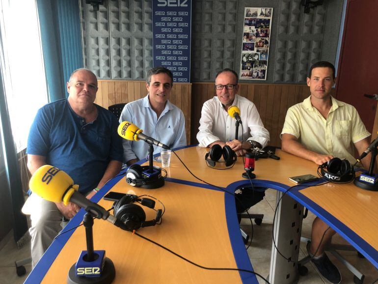 Aitor Morrás, José Vicente Marí Bosó, Joan Serra y Simón Planlells