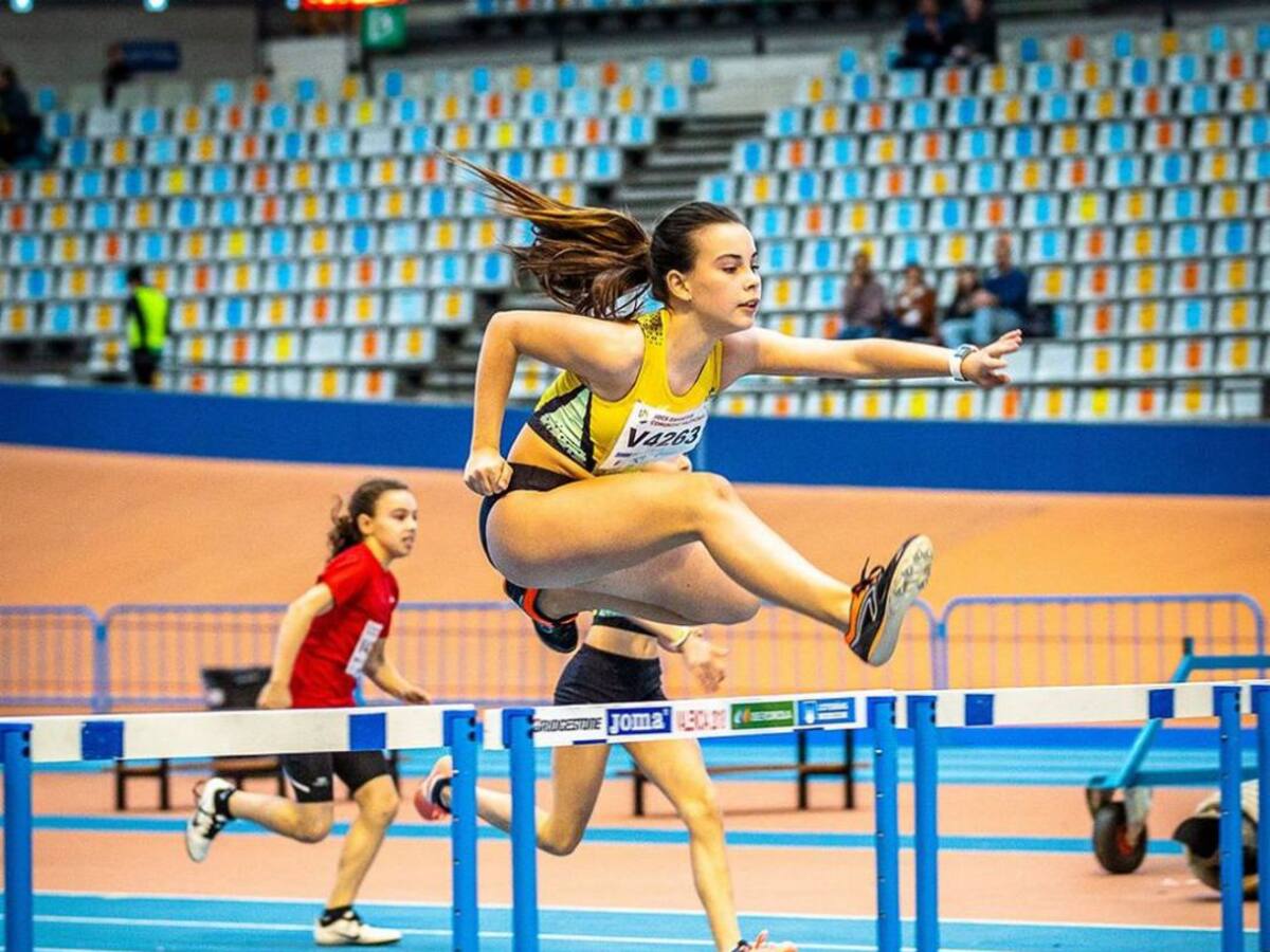 Diez medallas para el Club d'Atletisme Safor Teika en el Campeonato Provincial Individual Infantil en Pista Cubierta