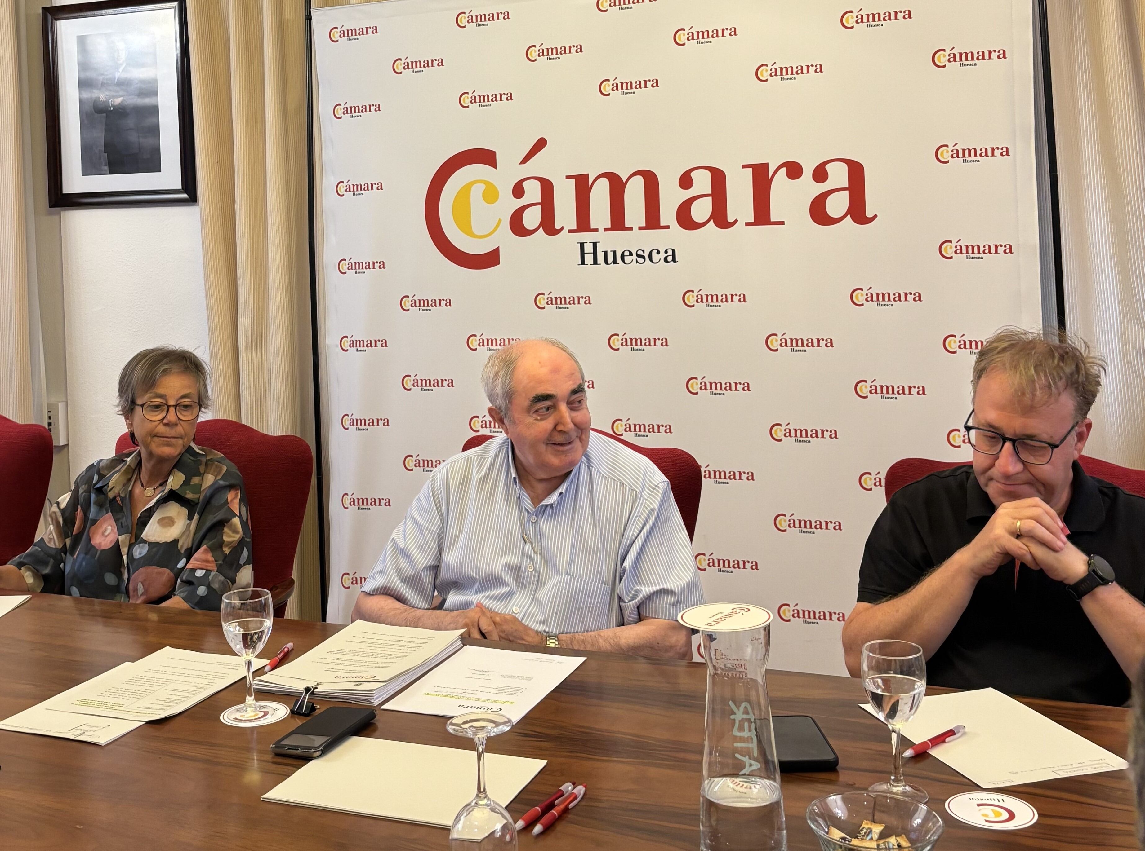 Último pleno de la Cámara de Comercio de Huesca