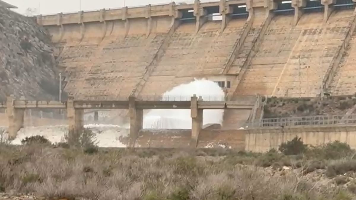 La CHS está vaciando el embalse de Santomera para recuperar capacidad tras la entrada de 3 hectómetros cúbicos en el último temporal
