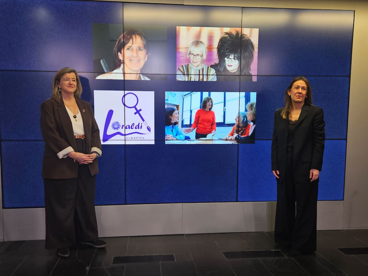 Begoña Sagasti, las asociaciones Loraldi y Atxurkulu y el proyecto ¡Viva! Red Feminista de Arte, premios Zirgari 2026