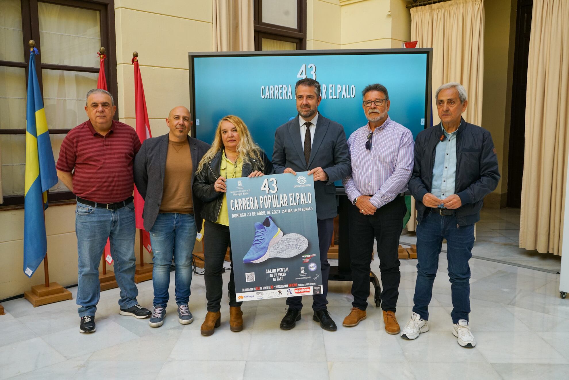 Presentación de la 43 edición de la Carrera Popular El Palo, que se celebrará el próximo 23 de abril