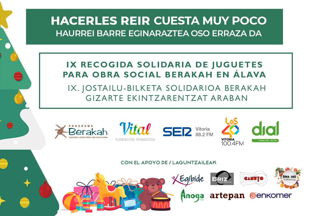 Campaña solidaria de recogida de juguetes &quot;Hacerles reír cuesta muy poco&quot; 2022