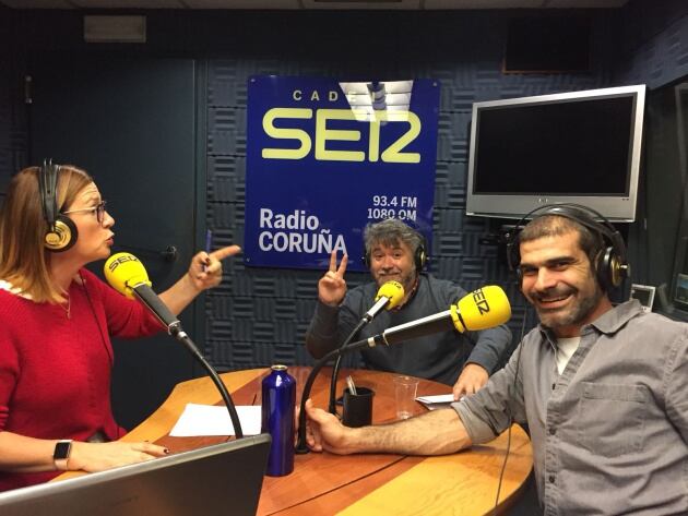 Mayte González, Marcos Pereiro y Oswaldo Digón