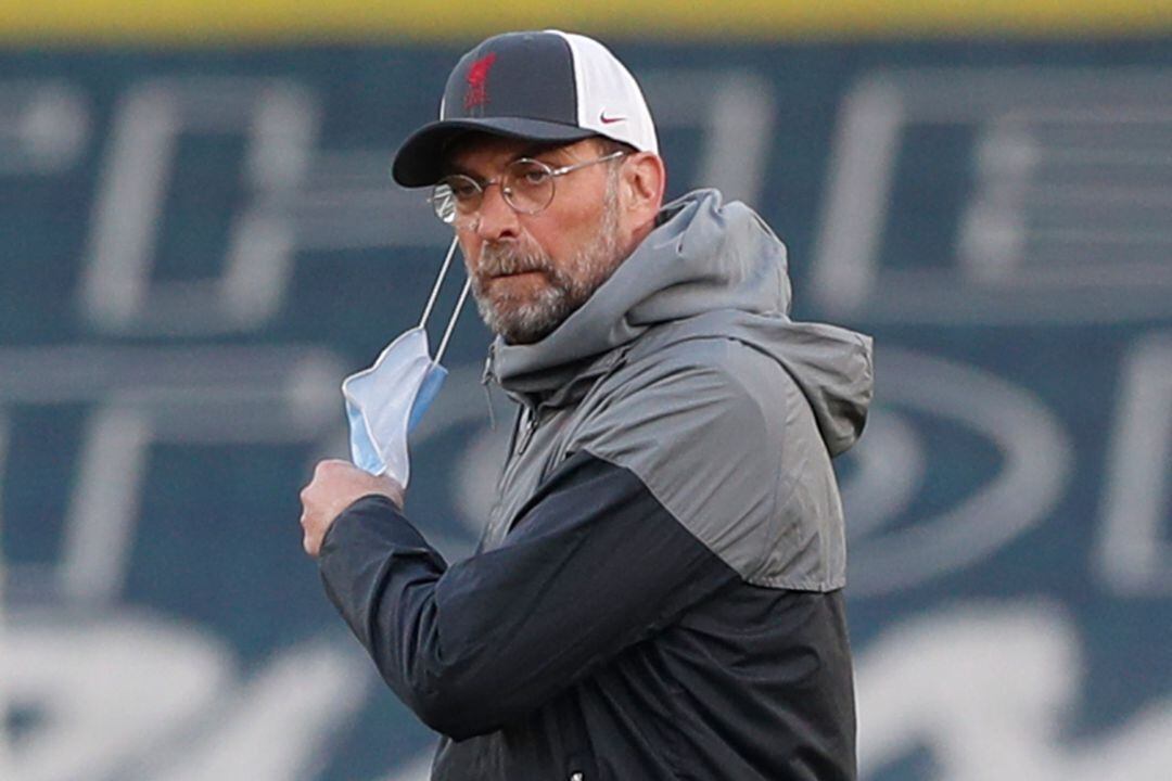 Klopp, durante el partido contra el Leeds United.