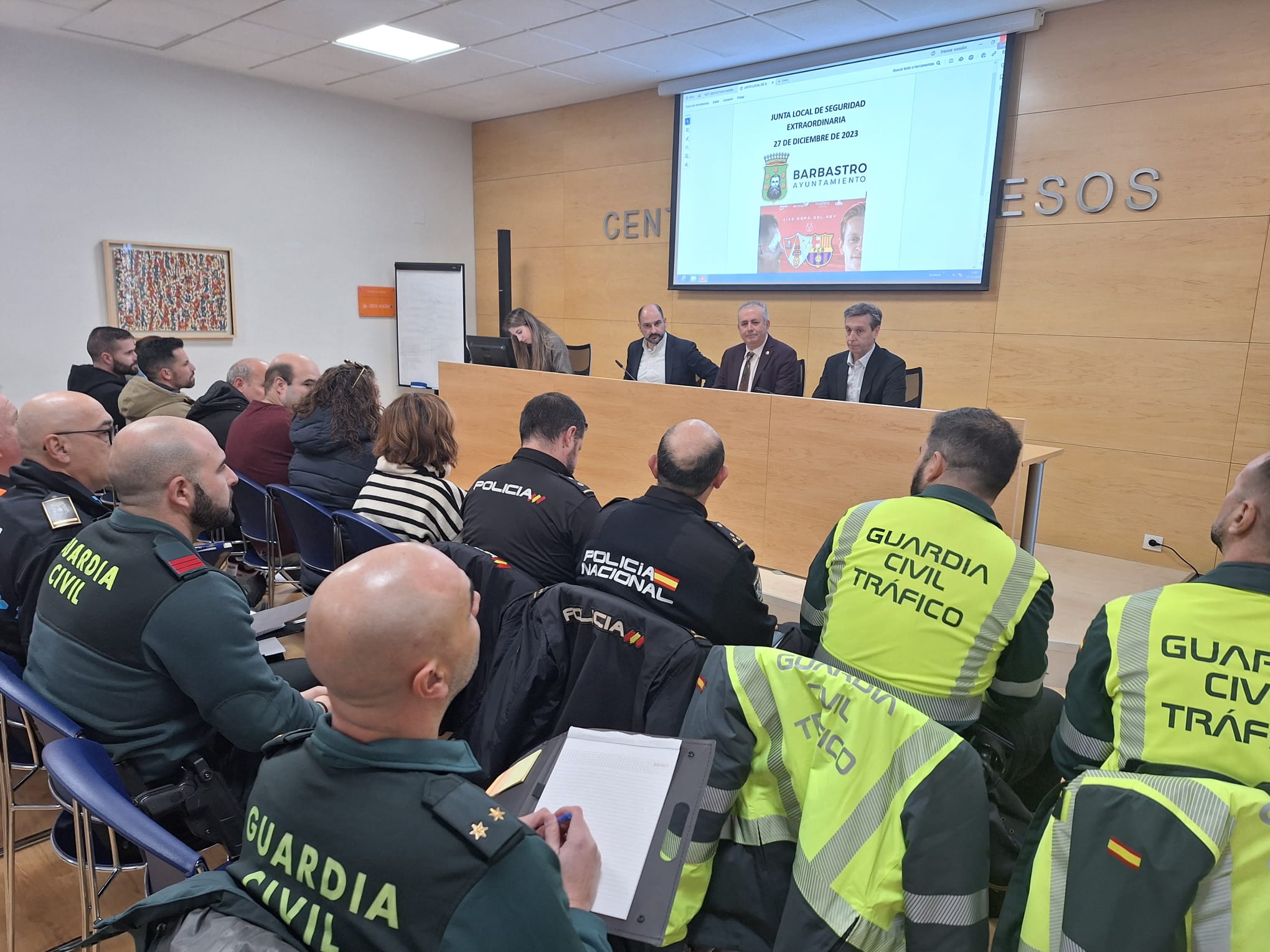 Junta de Seguridad celebrada en Barbastro