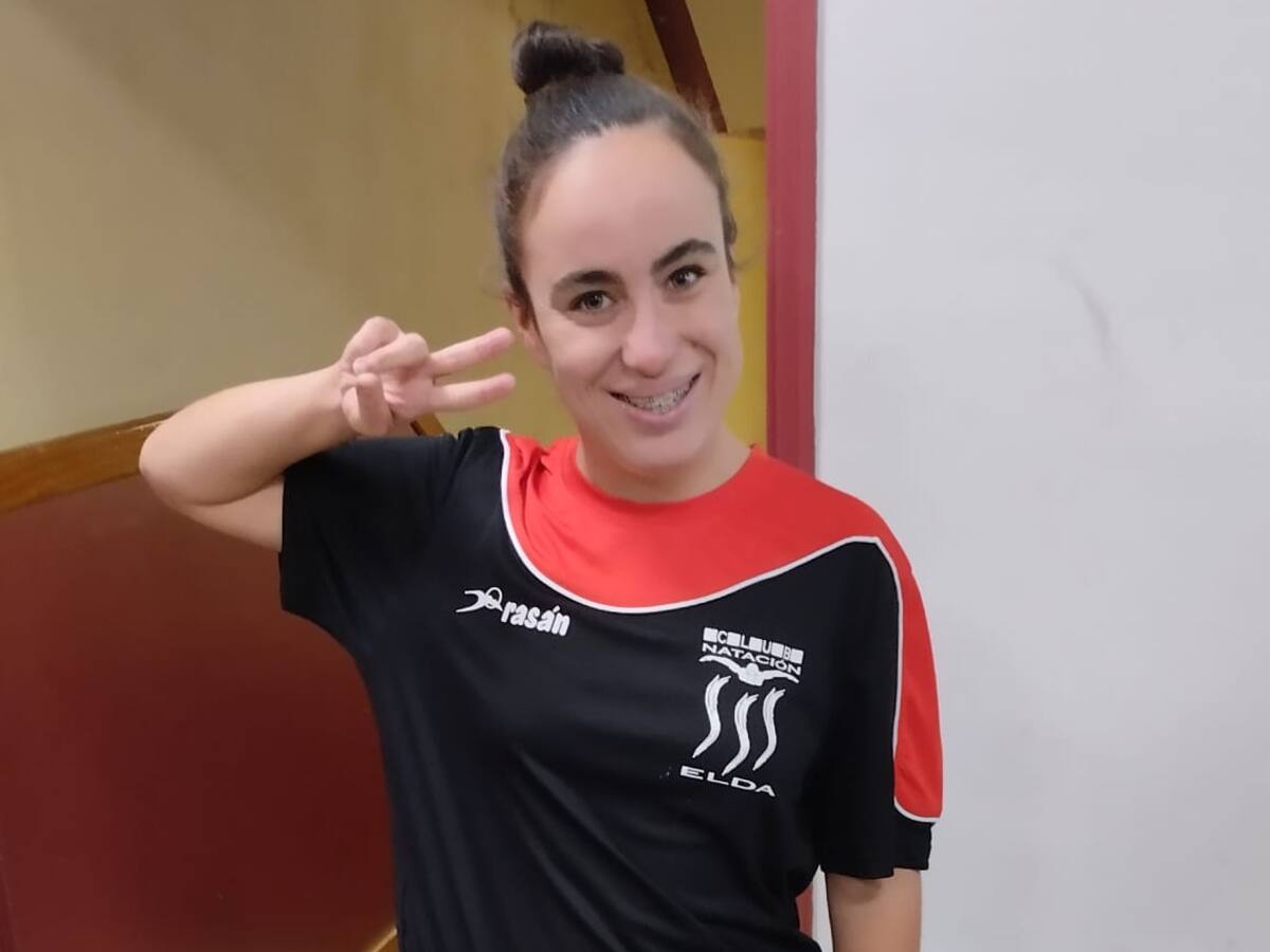 Nadia Vizcaíno, nadadora de Elda, se estrena en la categoría máster