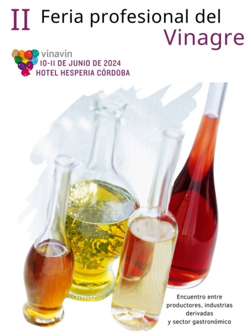 Cartel de la feria profesional del Vinagre 2024