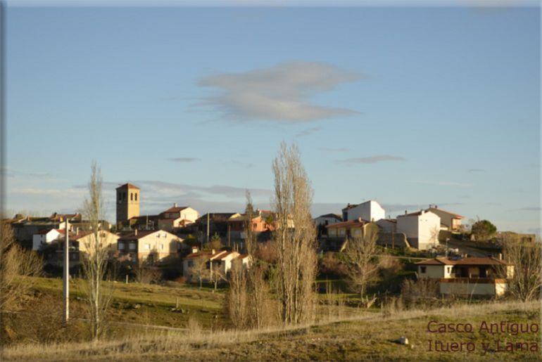 Vista general del municipio de Ituero y Lama