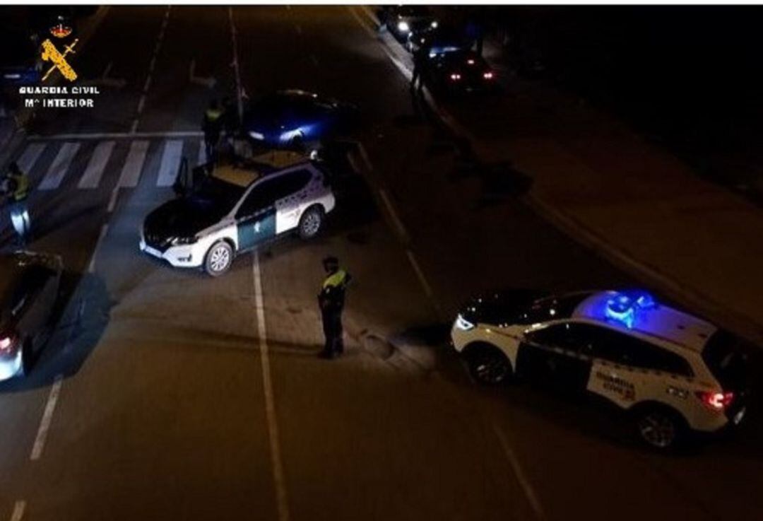 Intervención de la Guardia Civil de Palencia con apoyo de la Policía Nacional y de la Local