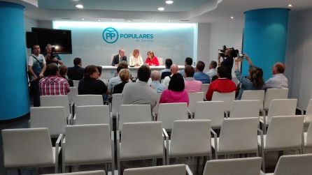 Poca asistencia al acto político en defensa de la candidatura de Maria Dolores de Cospedal