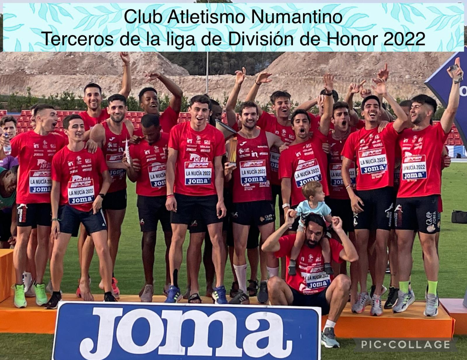 El Atletismo Numantino fue tercero el pasado año en la Liga de Clubes de División de Honor.