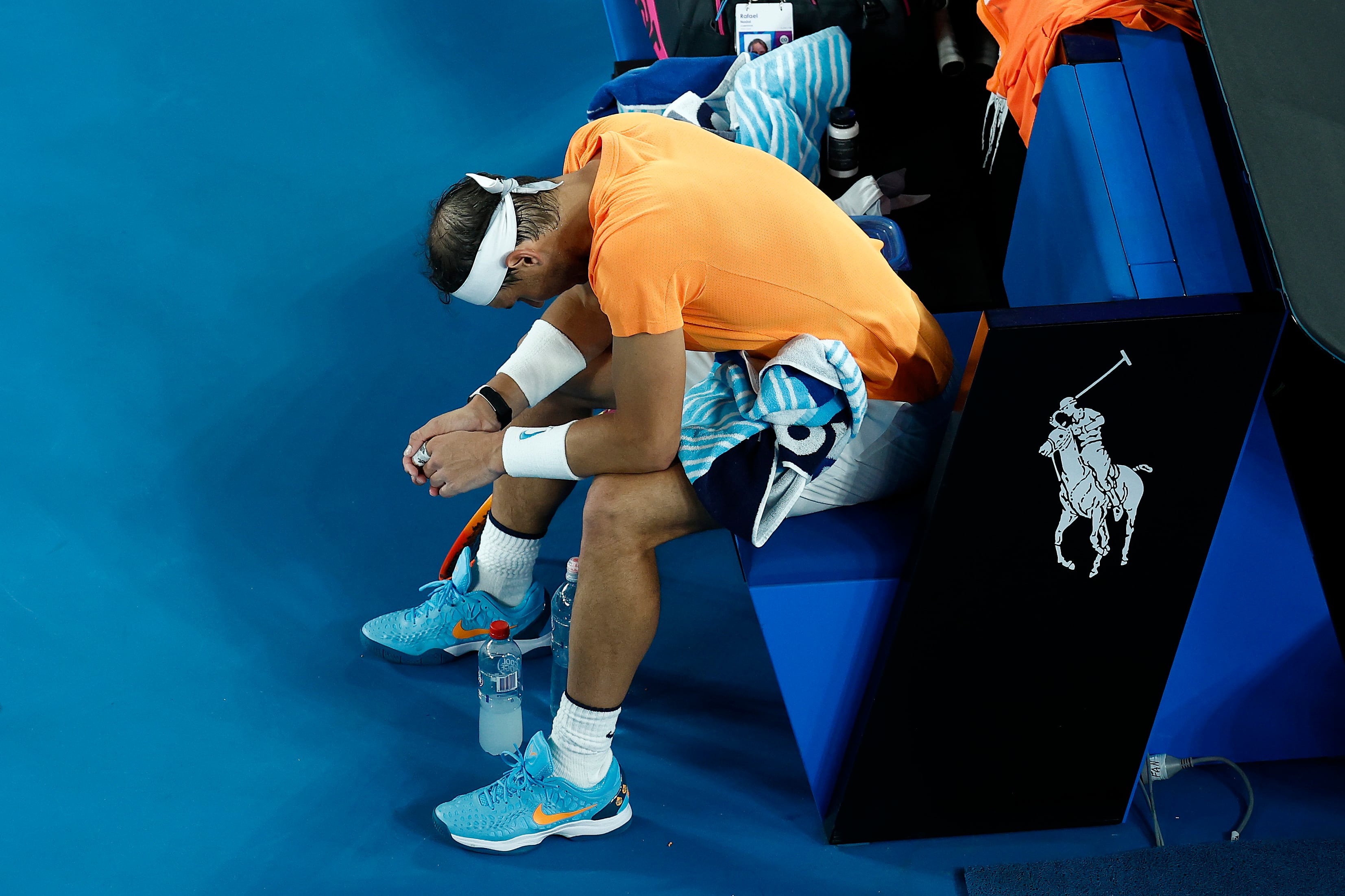 Rafael Nadal, en el último partido que ha disputado en el Open de Australia