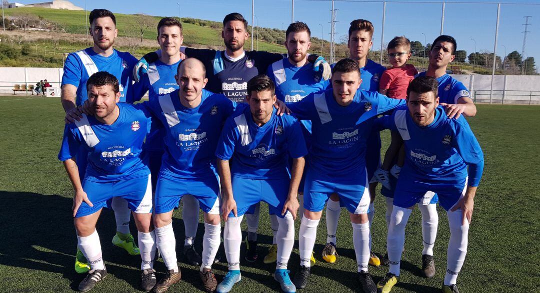 Once inicial del Baeza CF, conjunto que al terminar primero la temporada ascendería a División de Honor.