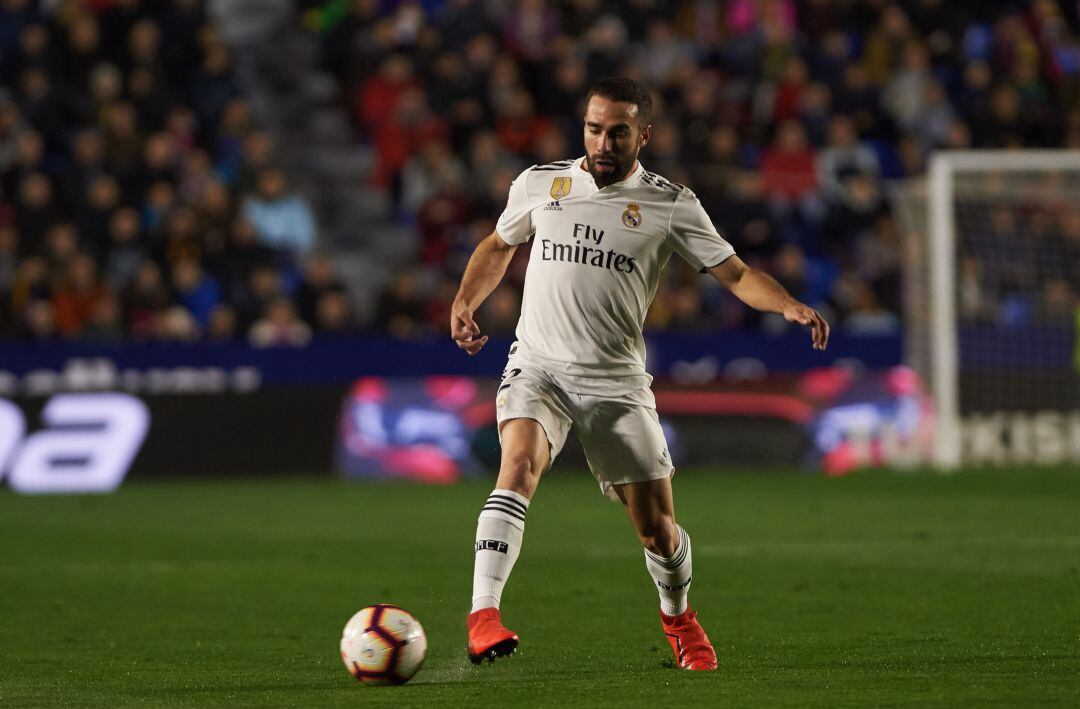Carvajal, en una acción contra el Levante
