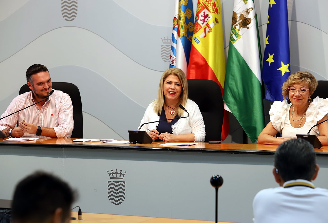 Mamen Sánchez explica el contenido del Plan de inversiones ante los periodistas