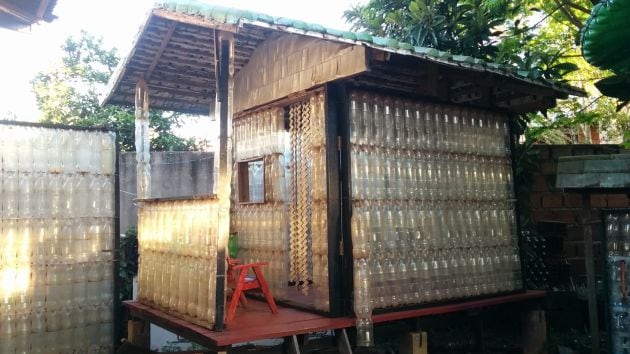 La casita original que Alfredo construyó para su hija