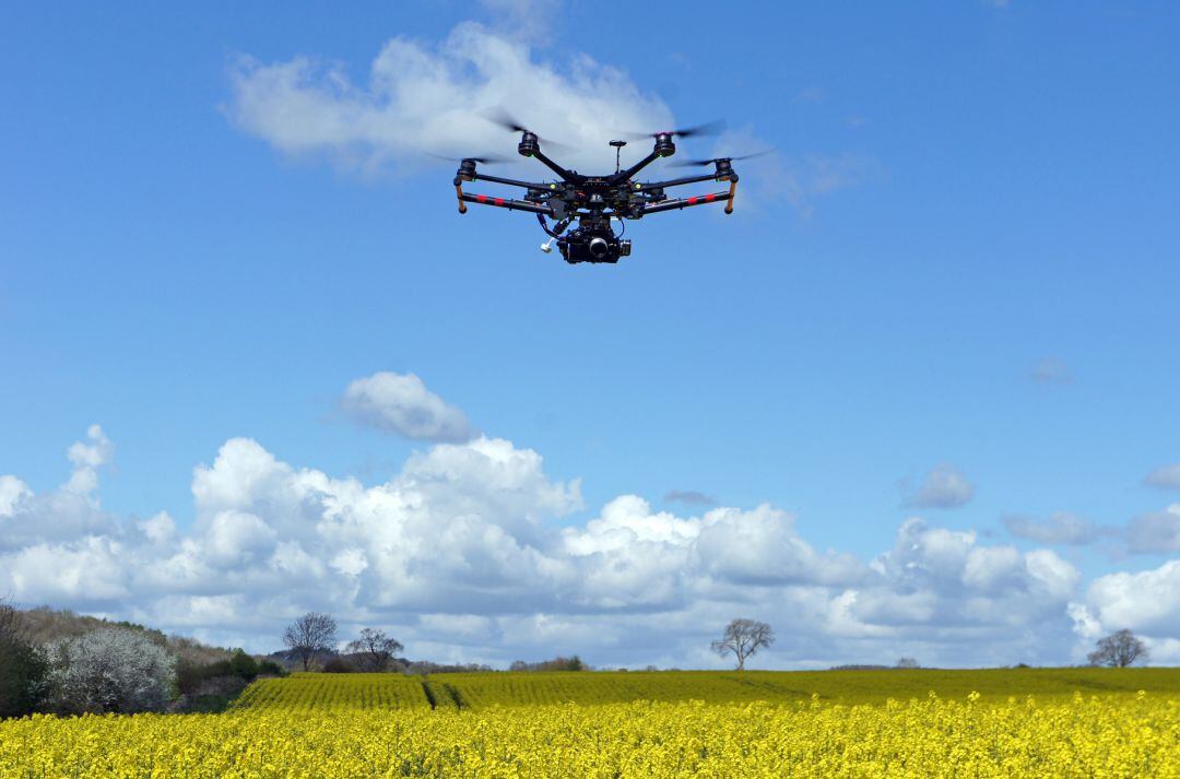 La agricultura es uno de los ámbitos en donde se utilizan los drones