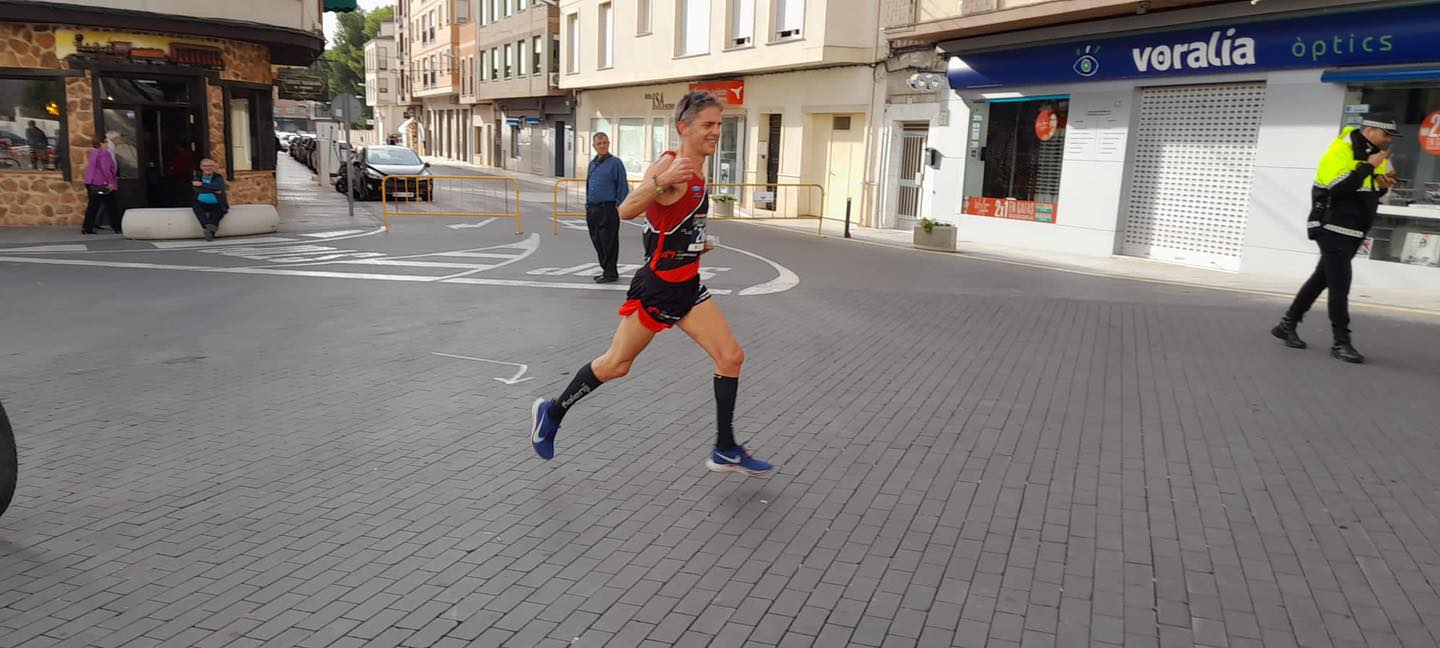 Eduardo Verdú durante la carrera