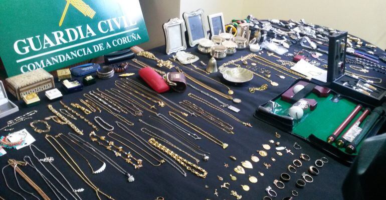 Material incautado en la Operación Palomero