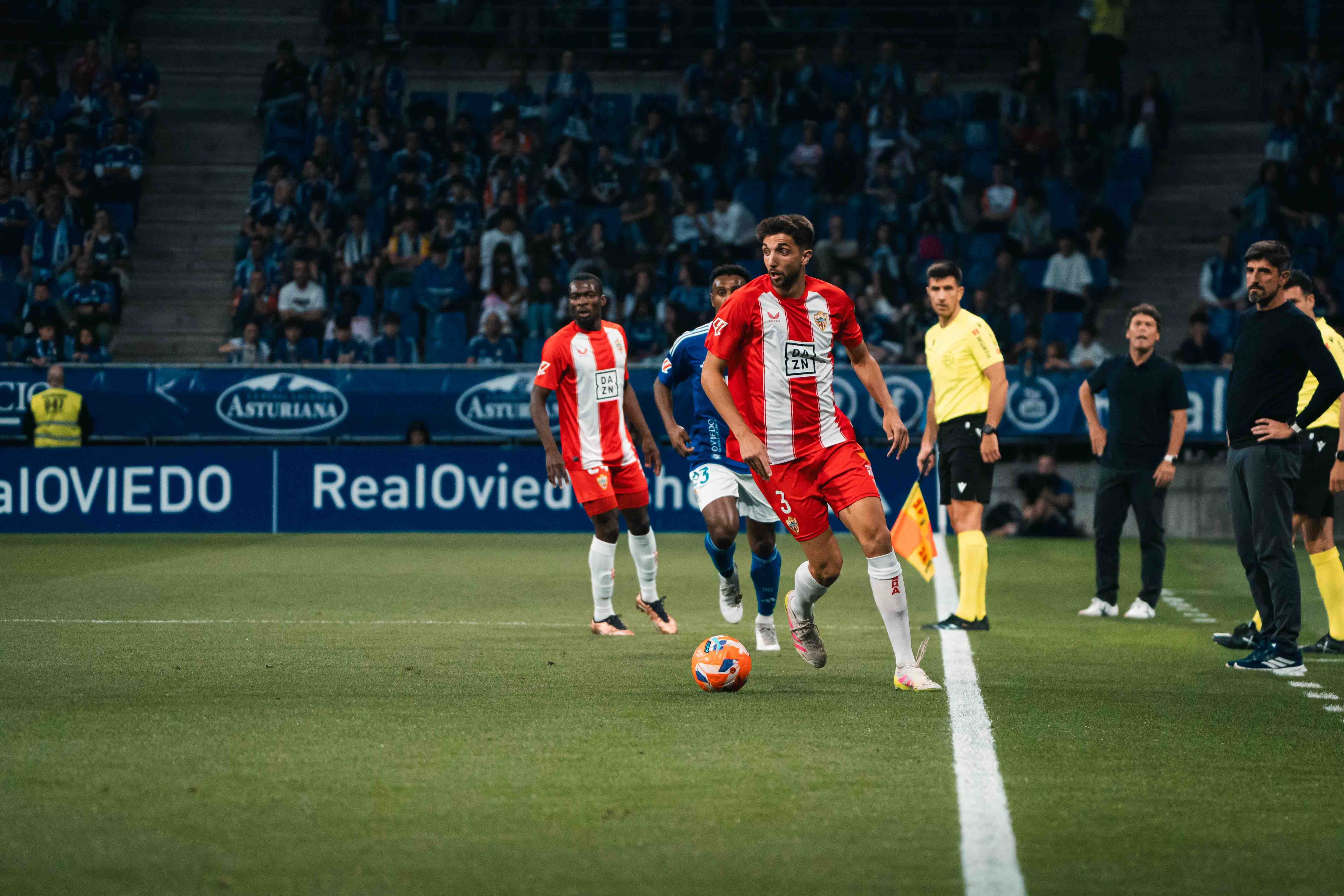 Edgar fue de los fijos en el Almería hasta la última jornada del Play Off.