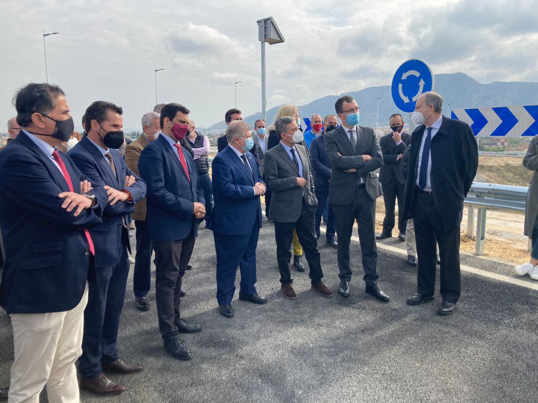 Autoridades asisten a la inauguración de la Avenida de Levante en Murcia que ha supuesto una inversión de 30 millones de euros por parte del Estado