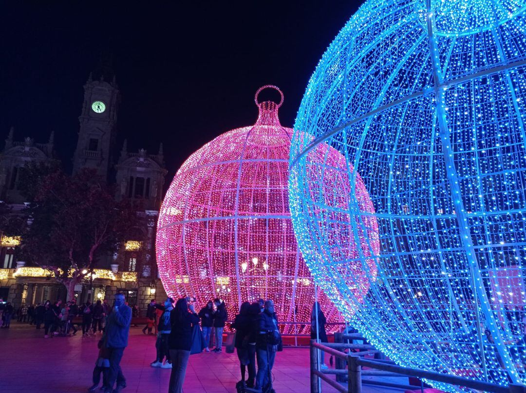 Plaza del Ayuntamiento durante estas navidades