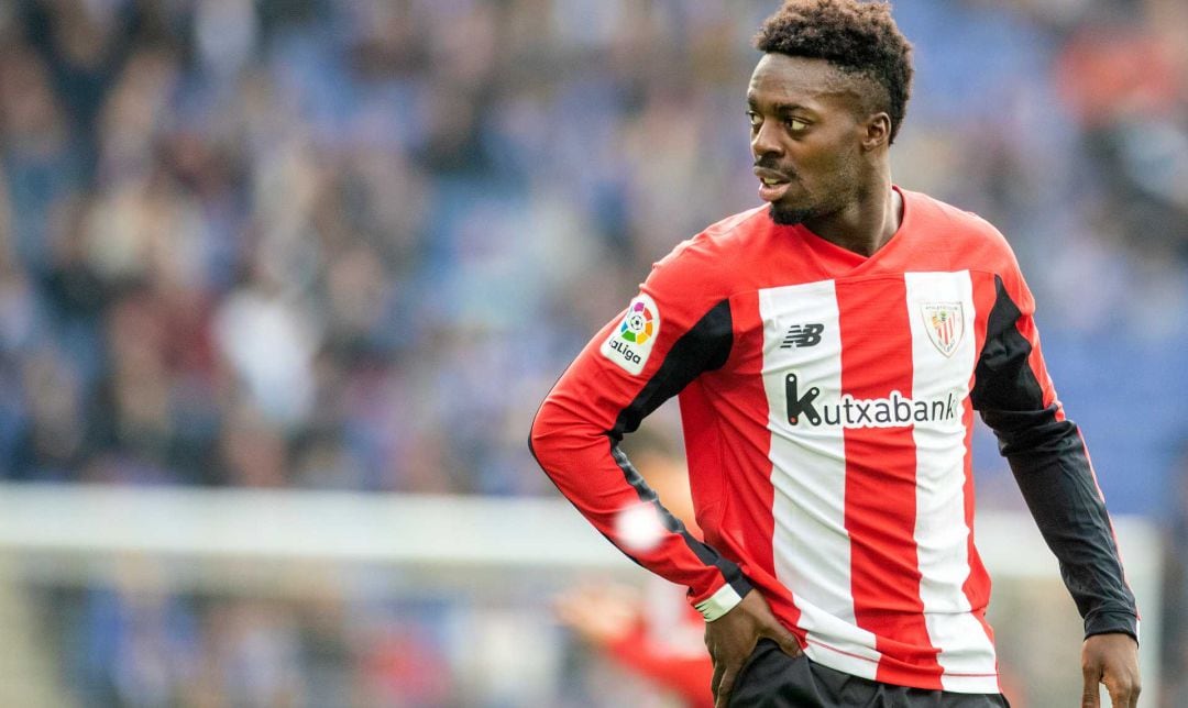 Iñaki Williams, en un partido en Cornellà - El Prat.