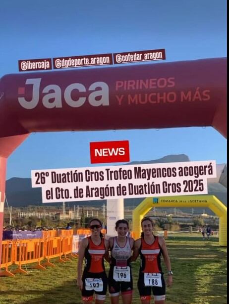 Mayencos informando que la prueba es Campeonato de Aragón