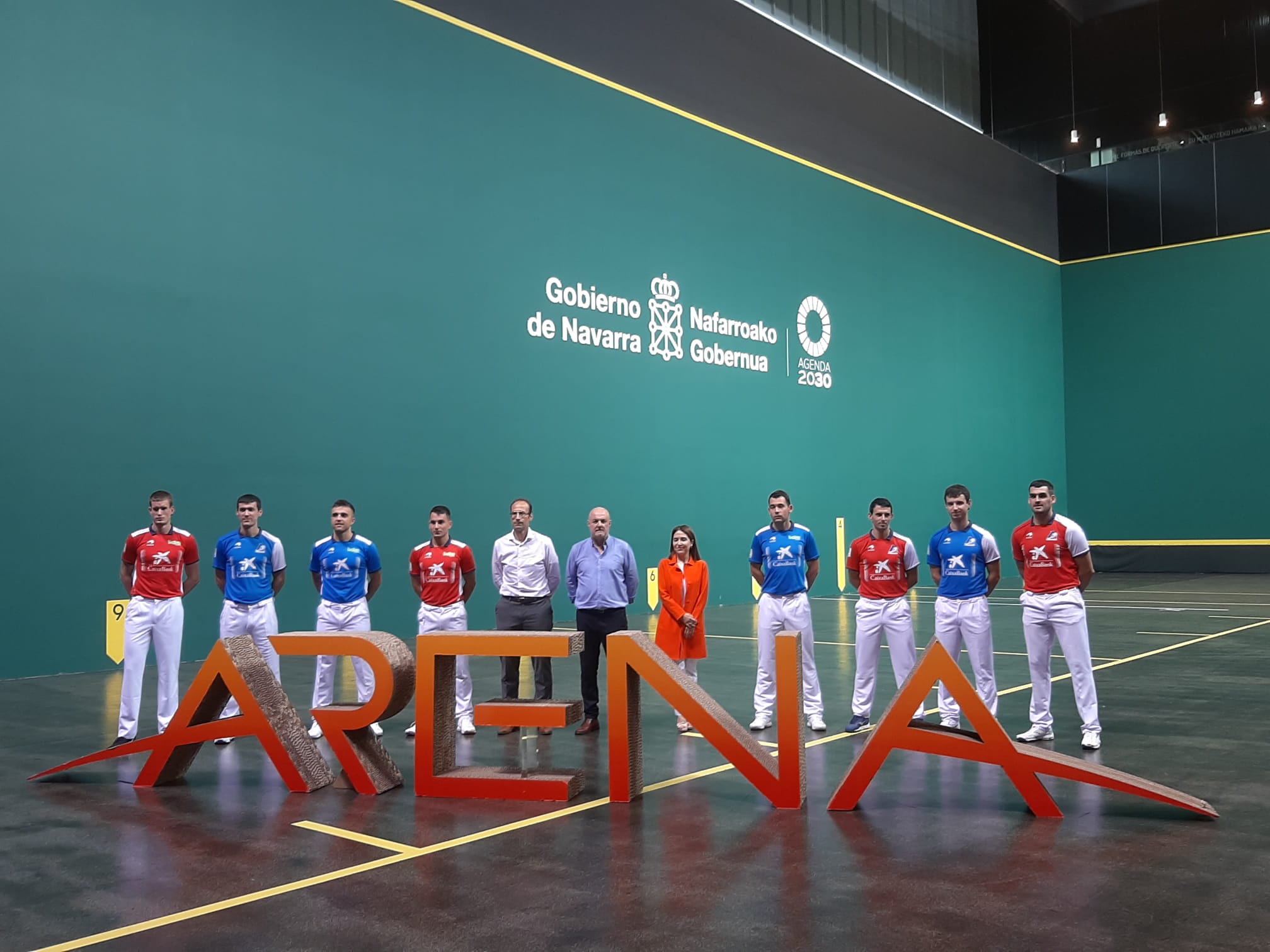 Los semifinalistas del Masters de pelota en el Navarra Arena